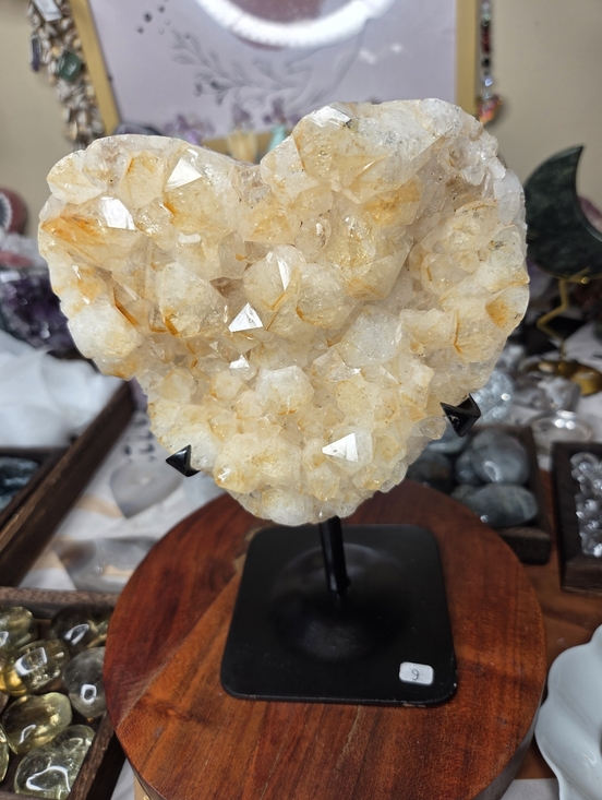 Other - Citrine Heart on Stand
